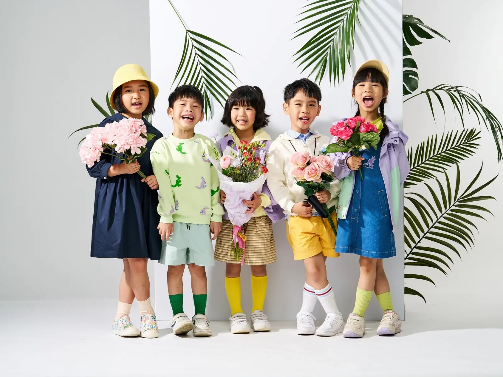 2023童裝必買，KANGOL KIDS春夏繽紛系列新品，散發可愛純真魅力