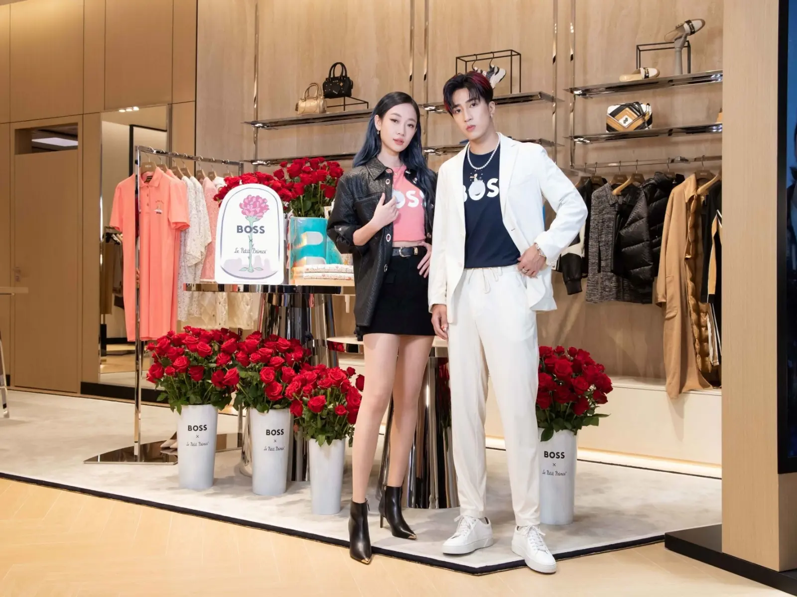 婁峻碩、JULIA吳卓源個性演繹BOSS X LE PETIT PRINCE 聯名系列，打造型格情侶穿搭曬好默契