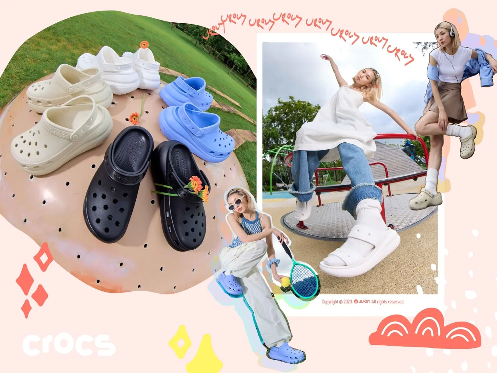 J 編解密 2023 超火紅 IT 單品！「CROCS 厚底洞洞鞋」ABC-MART 強勢發售中，加碼祭出 4 套最強夏日穿搭！