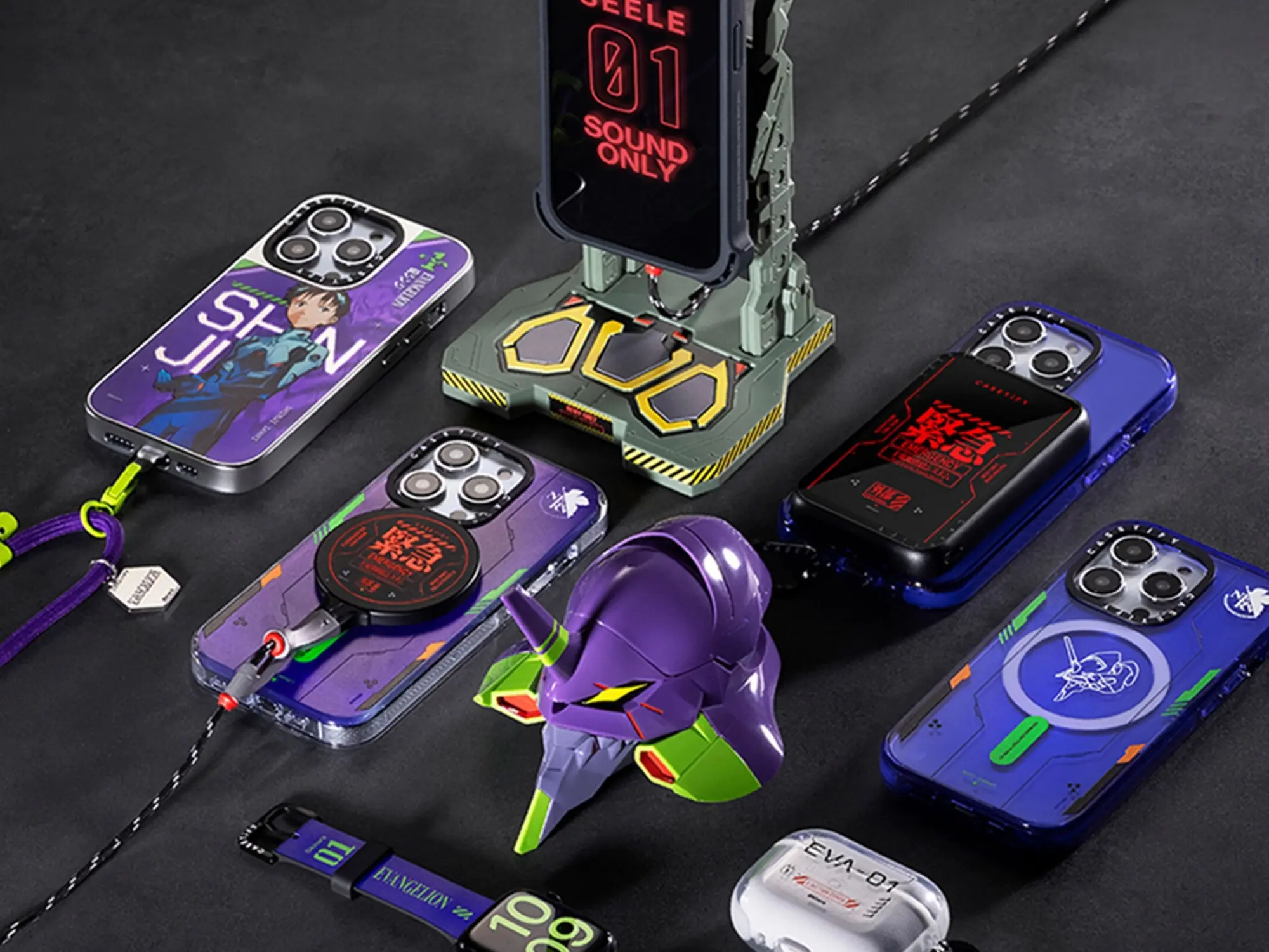 《新世紀福音戰士》x CASETiFY 最新聯名襲來，初號機 AirPods 保護殼必買！