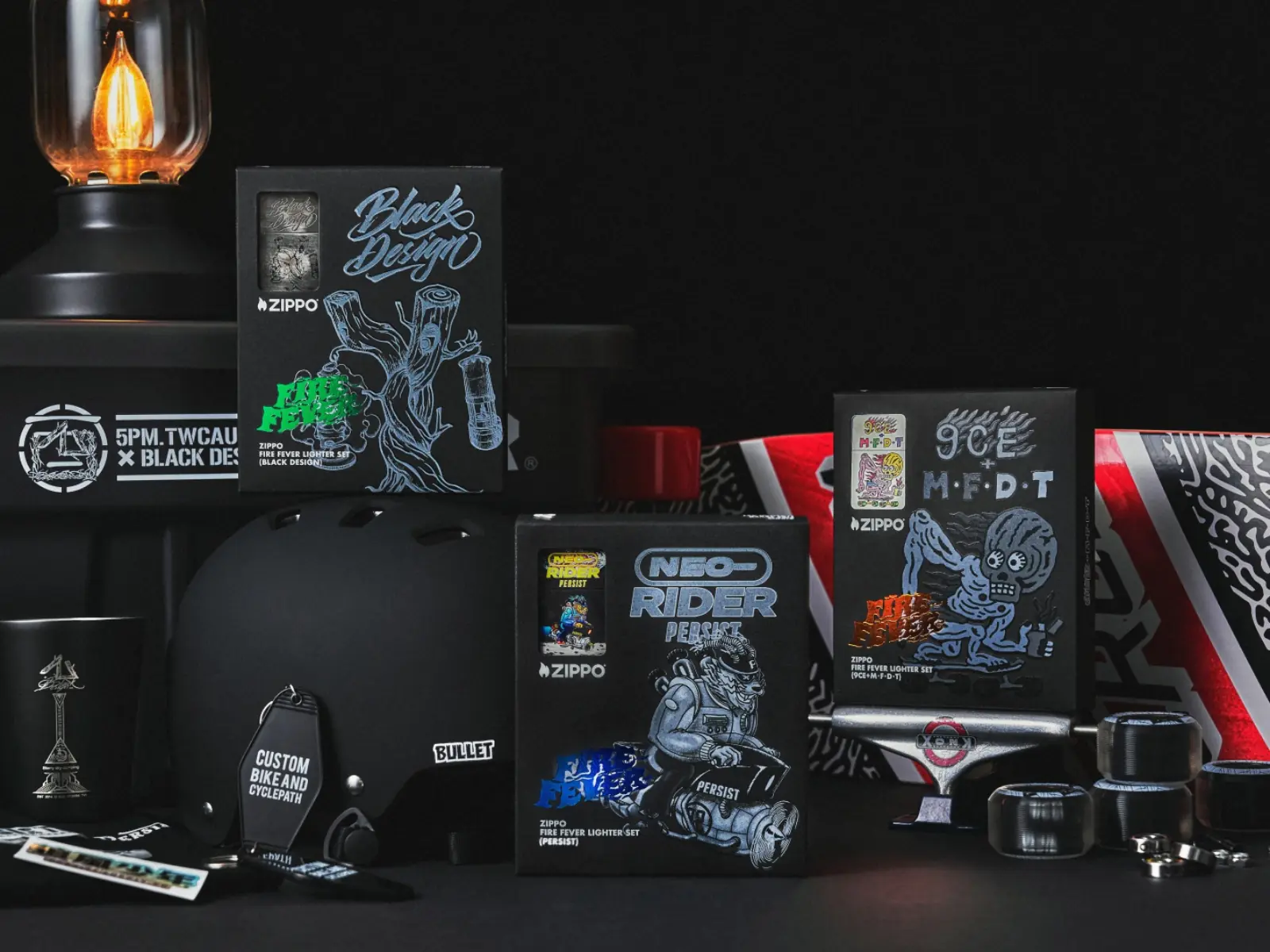 當美式傳奇遇上最台的街頭品牌！開箱 Zippo 限量黑系禮盒，3 款風格迥異的 Click 你 Pick 哪一個？