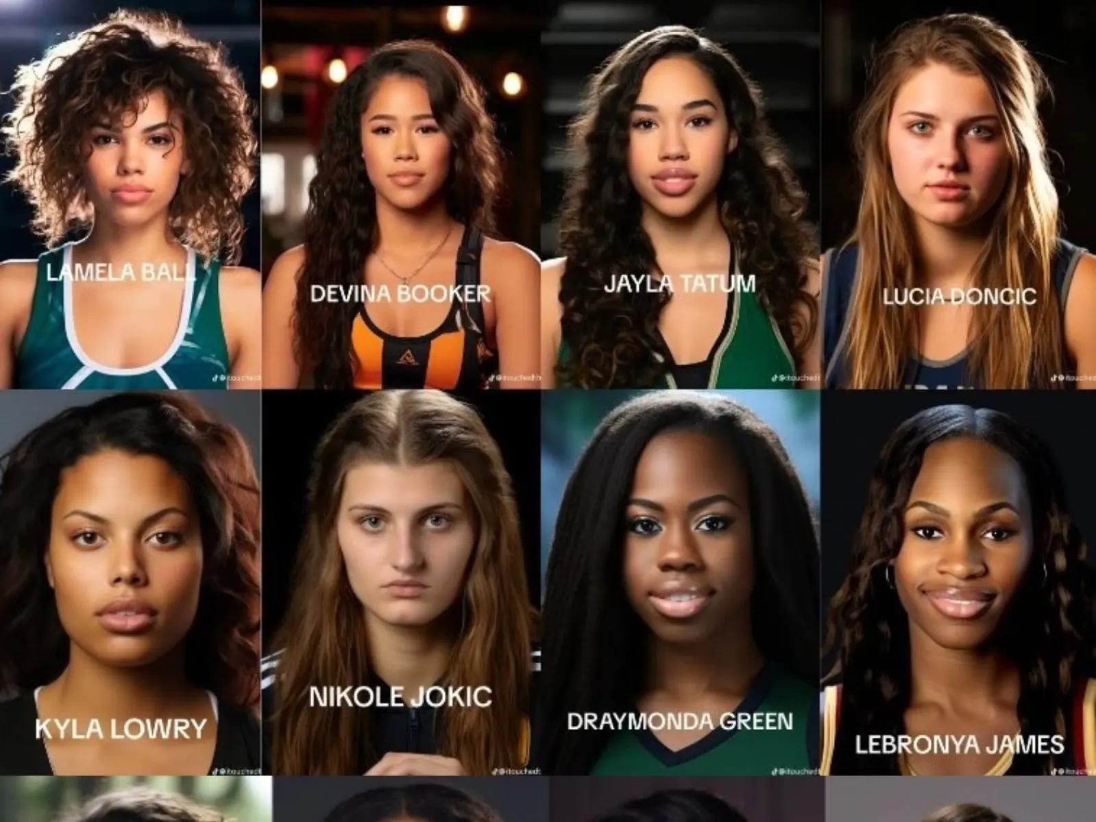 用 AI 把 NBA 球員變女生？LaMelo Ball、Luka Doncic 超正、Zion 太可怕了！