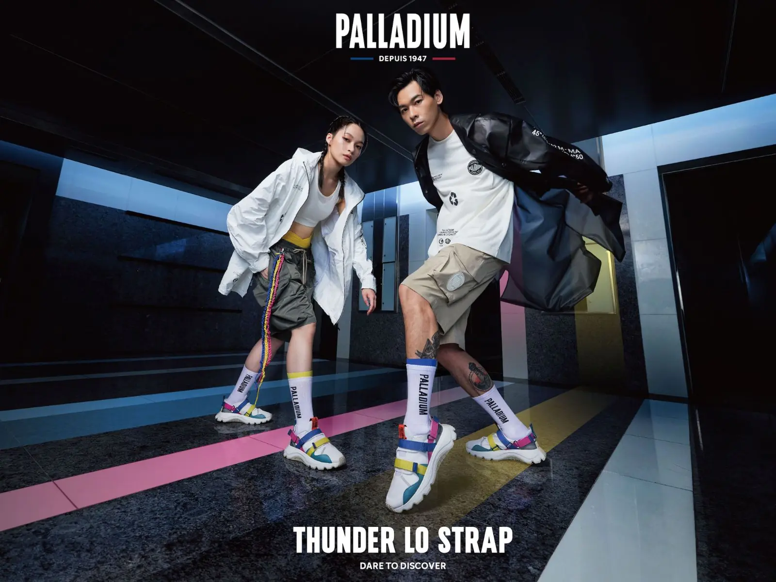 潮人的鞋櫃裡怎麼能沒有一雙閃電？ 穿上 PALLADIUM THUNDER 閃電鞋，化身城市中的探險玩家！