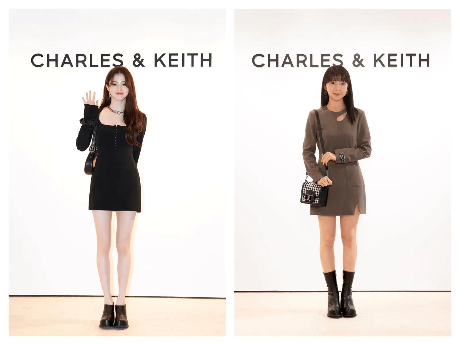 女神降臨！韓韶禧以標誌性酷甜風格造型，與眾星一同歡慶CHARLES & KEITH 首爾江南旗艦店開幕