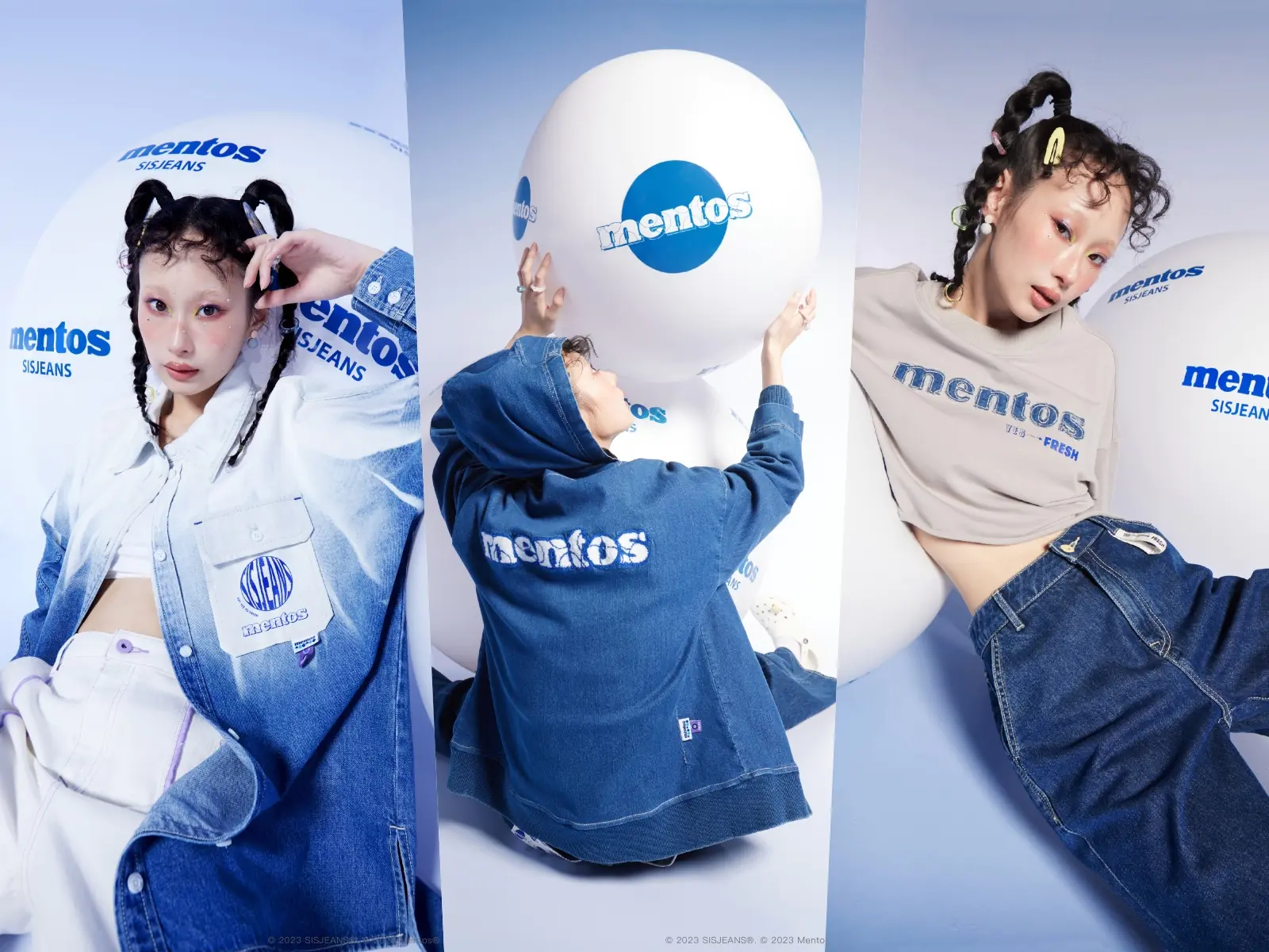 2023 秋冬全糖多巴胺穿搭！SISJEANS x Mentos 曼陀珠 跨界聯名系列掀起一波回憶殺！