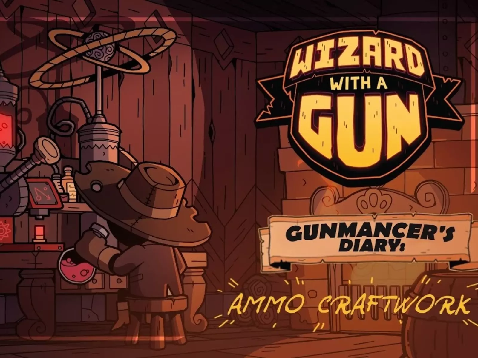 沙盒生存射擊《荒野槍巫 Wizard With A Gun》釋出遊戲實玩片段， 組合子彈、插件爆出最創意殺敵策略
