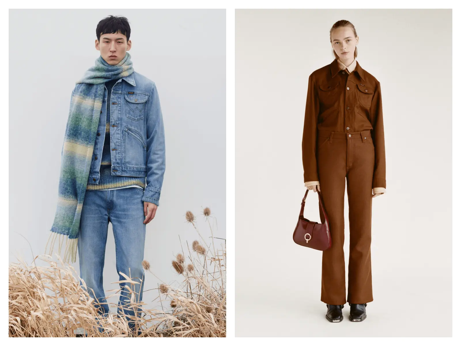 SANDRO 與WRANGLER 攜手打造2023年秋冬系列