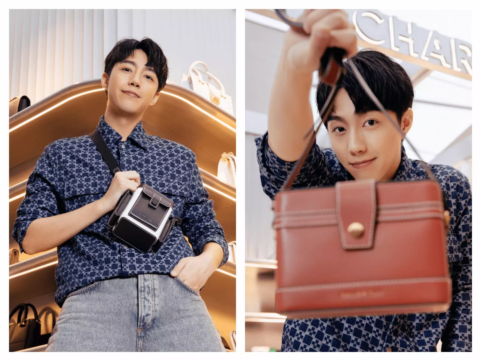 CHARLES & KEITH 板橋大遠百店新裝開幕，新生代實力派演員蔡凡熙逛店，分享令人心動的魅力女孩穿搭