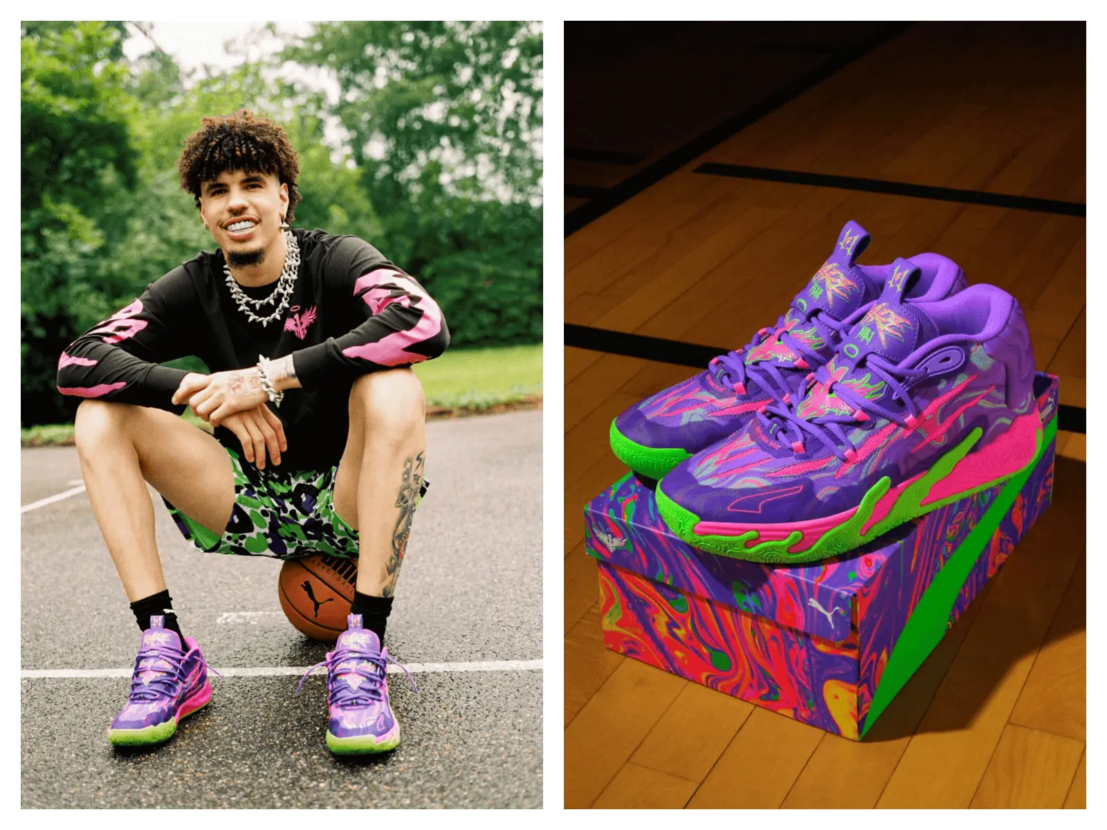 LaMelo Ball 三代簽名鞋全新配色PUMA MB.03 Toxic 中毒異形，10月28日大舉來襲