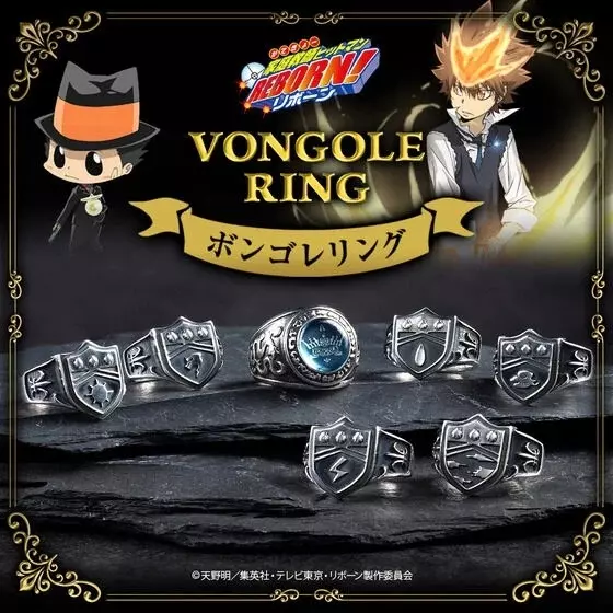 萬代推出《家庭教師HITMAN REBORN!》彭哥列戒指，高品質「925 純銀」打造還原度超高！