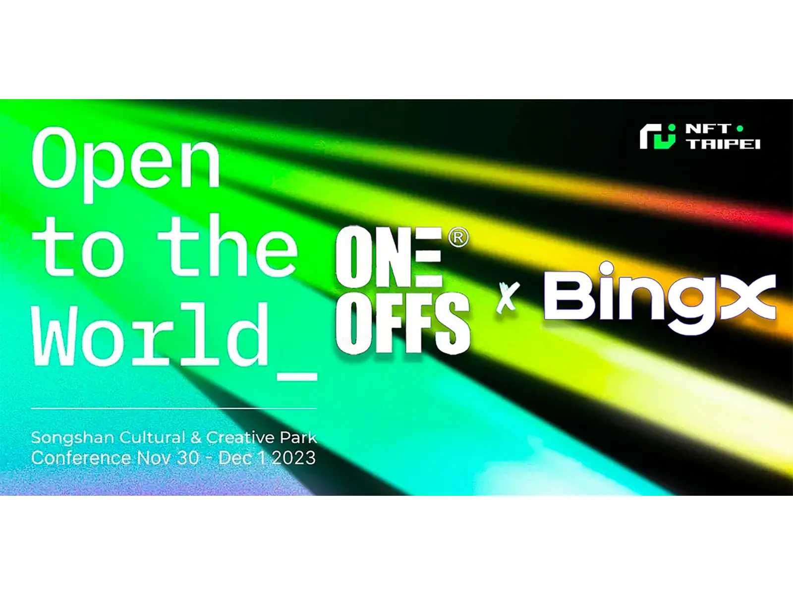 連最強音樂祭 Ultra Taiwan 都參加！BingX 連續兩年贊助亞洲最大盛會 NFT Taipei and OneOffs