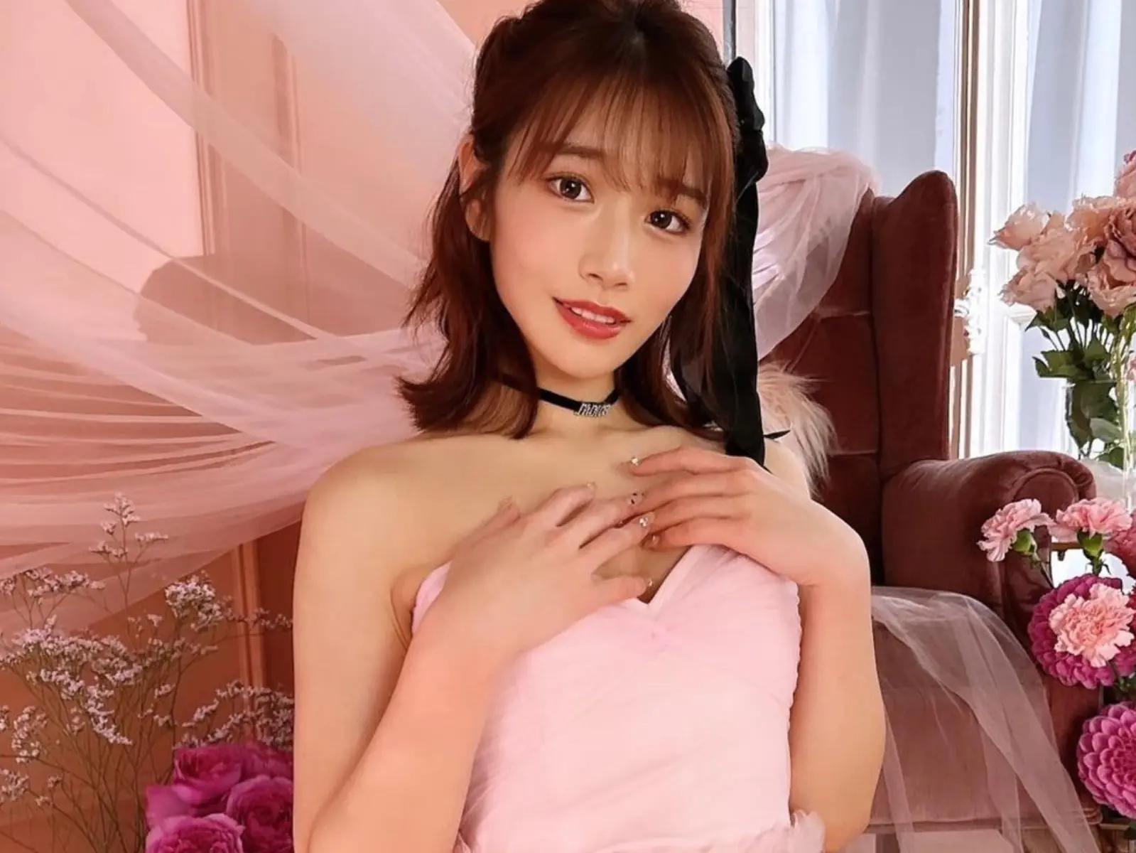 河北彩花「私密拍攝花絮」曝光，絕頂「透視蕾絲」這是可以免費看得嗎？【老司J開車】