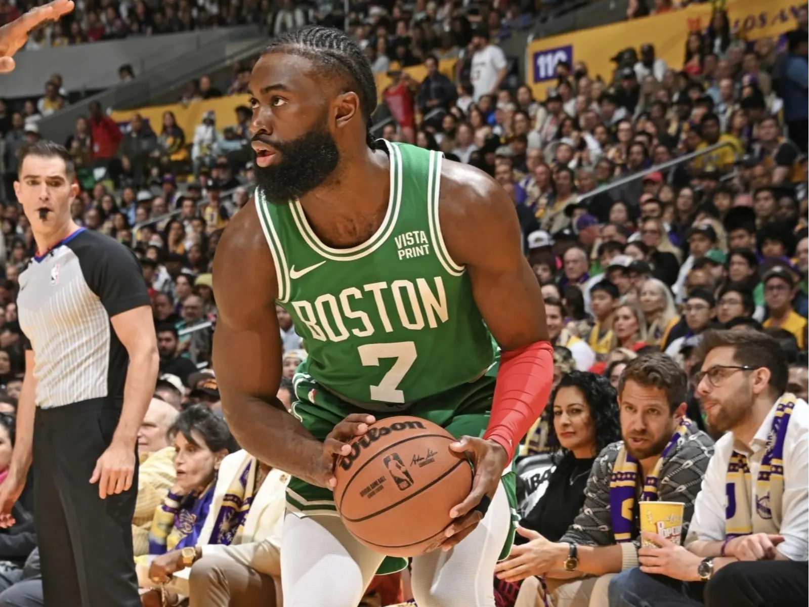 NBA／Jaylen Brown 穿著 Nike Kobe 6 