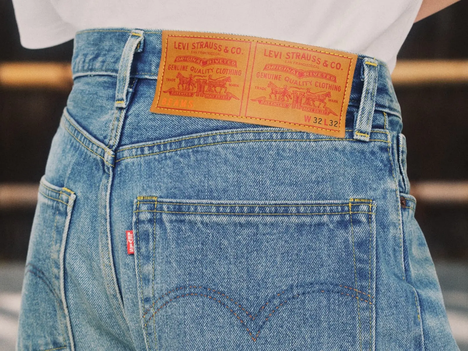 Levi's x BEAMS 最新聯名「台灣開賣日期」看這邊，「超級寬」美學帶你告別緊身褲！