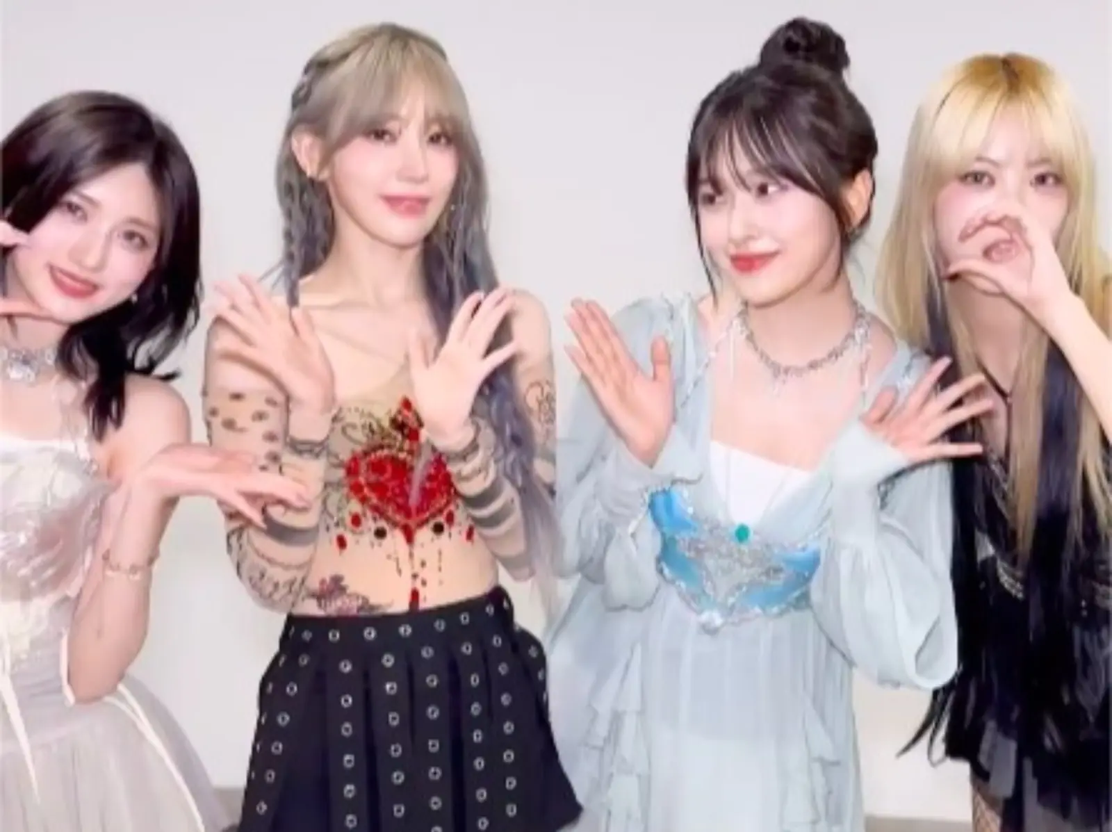 LE SSERAFIM 宮脇咲良合體 IVE 安俞真同框跳舞！粉絲驚：「IZ*ONE 禁令解除了嗎？」
