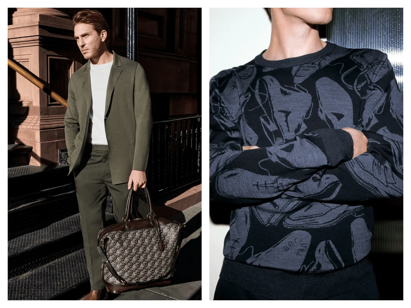 Berluti 2024春季系列形象視覺第三篇章，企業家盧內斯·馬佐茲演繹紐約都會時尚穿搭