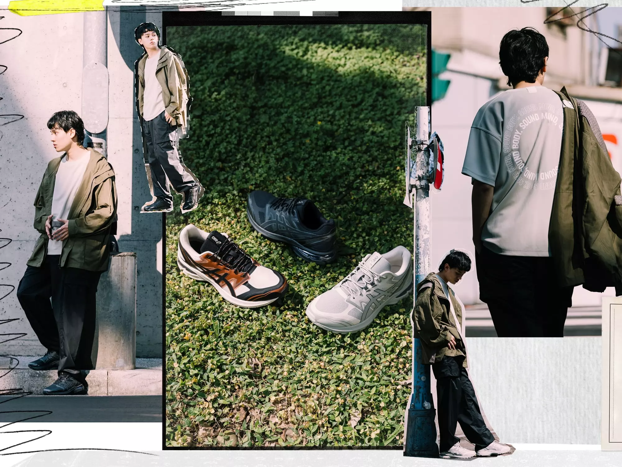 Urbancore #我的潮流關鍵字，穿上 ASICS GEL-TERRAIN 融合山系風格與都會時尚的型格穿搭！