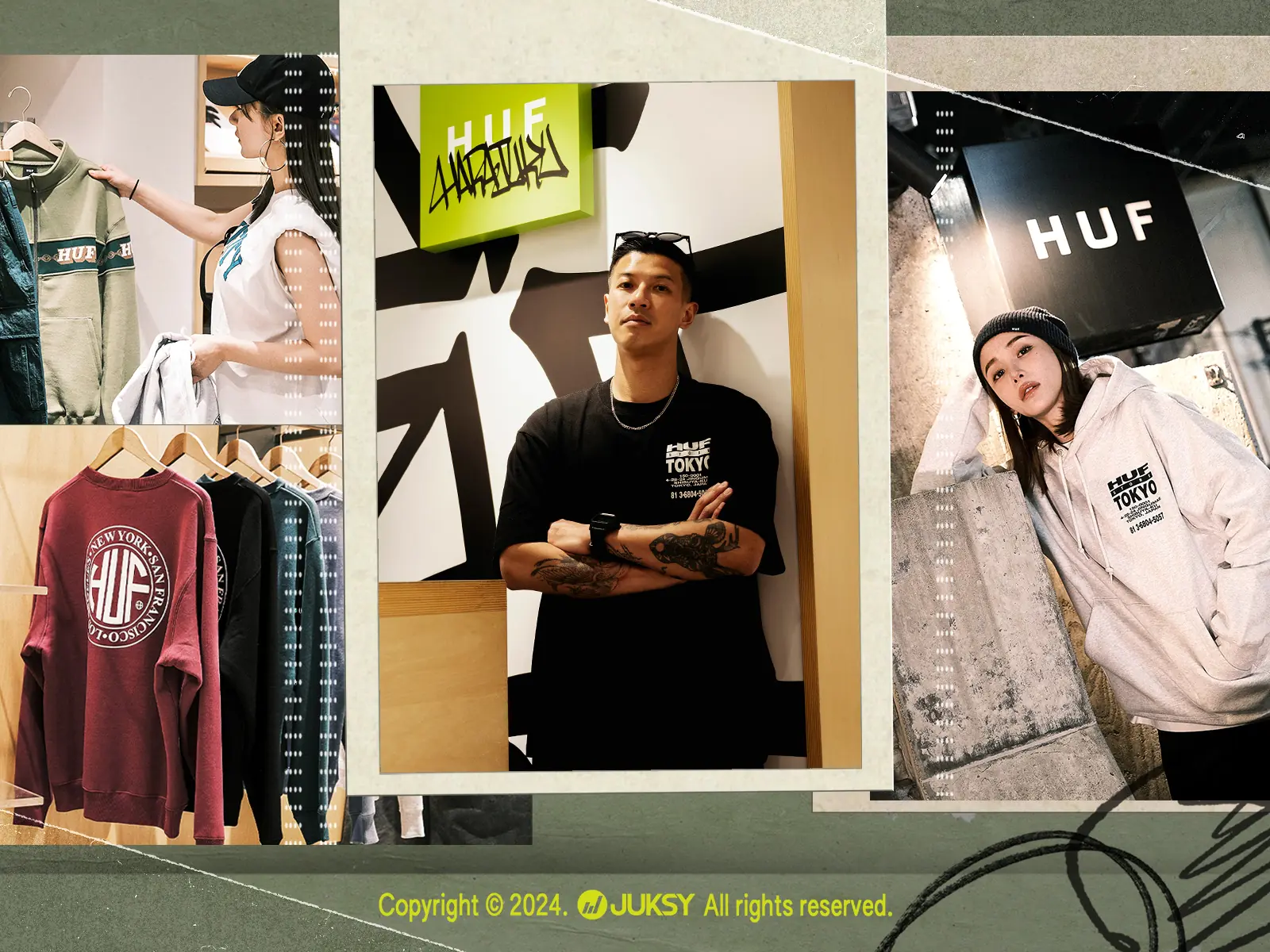 JUKSY 帶你獨家造訪 HUF 東京原宿店，在台灣買不到的日本限定商品全在這！？