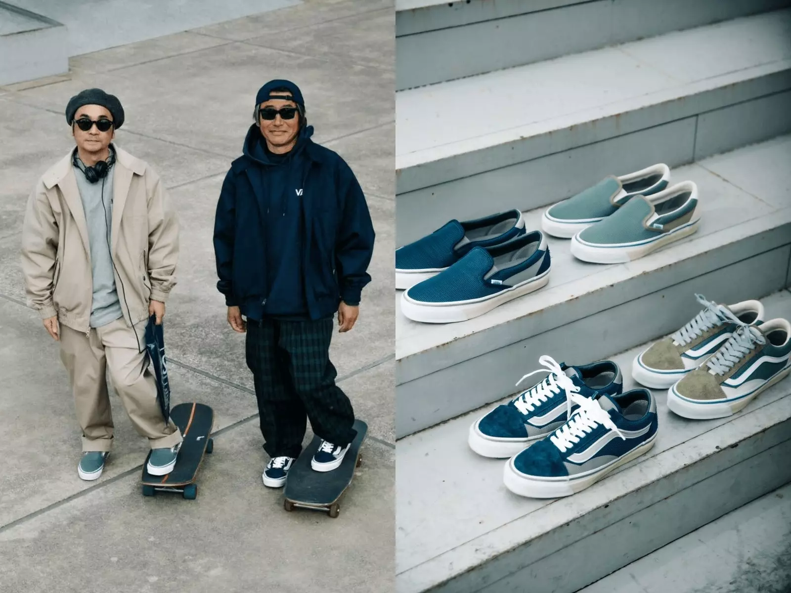 「VANS TOKYO DESIGN COLLECTIVE」聯手日本潮流設計總監 加藤忠幸 和 中田慎介 率領推出春季新品「 Tokyo Cruise 城野漫行系列」 展現 90 年代東京的滑板美學和極致功能性