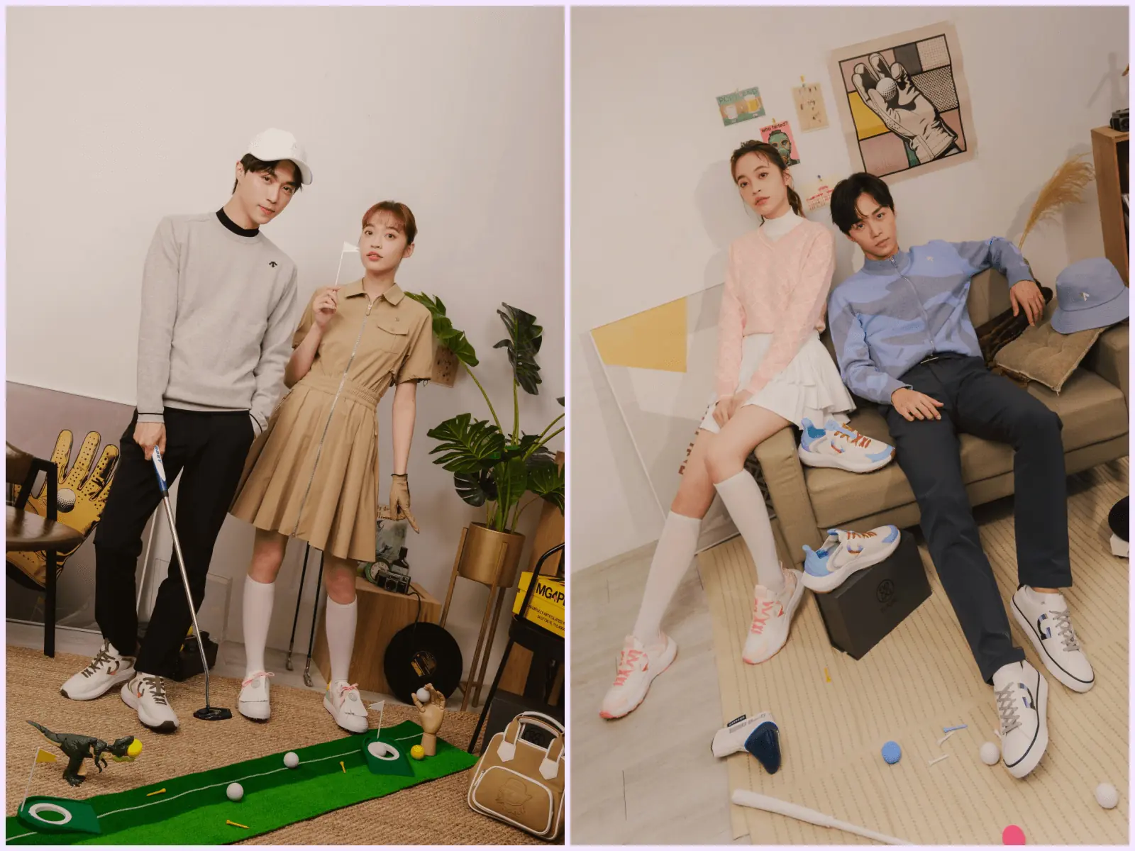 ASH GOLF COME PUTT AND，CHILL 形象特輯正式發佈，完美融合慵懶時尚、俏皮精緻全新風格！
