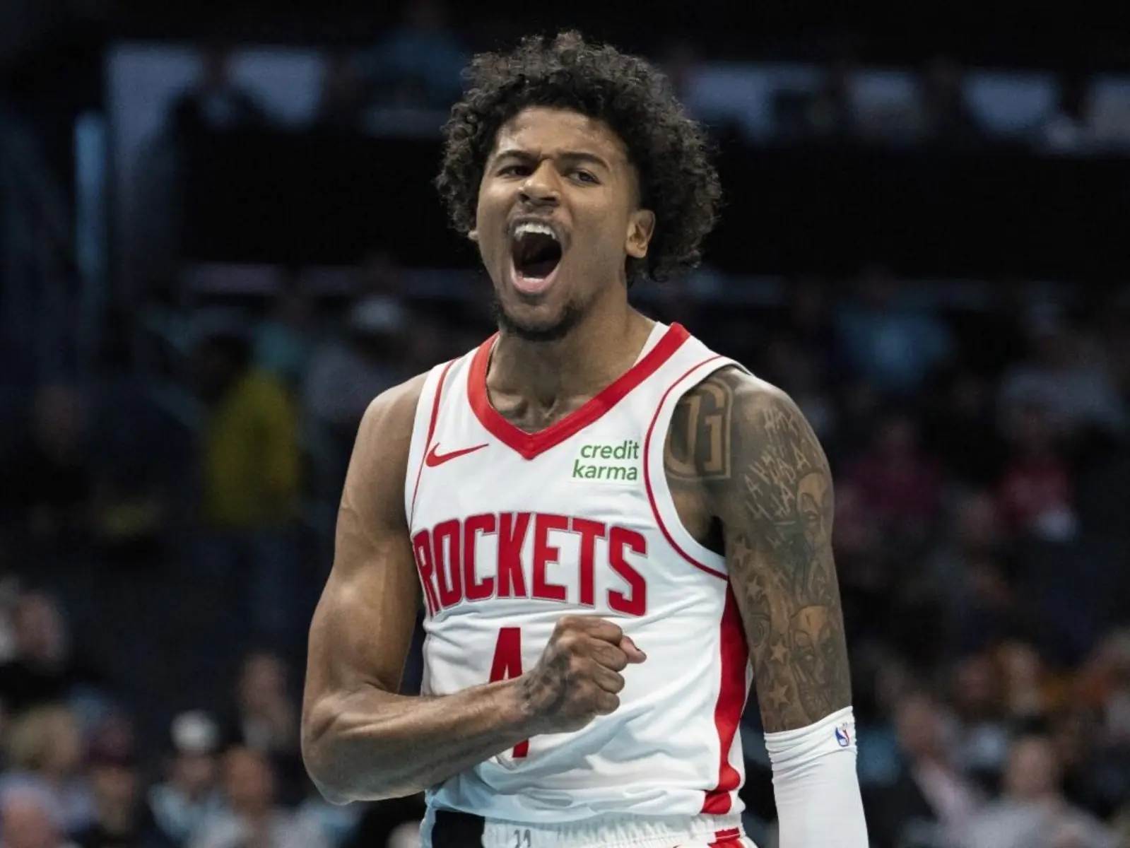 NBA／Jalen Green 空中「灌籃切換投籃」吃掉 Rudy Gobert 進算加罰！
