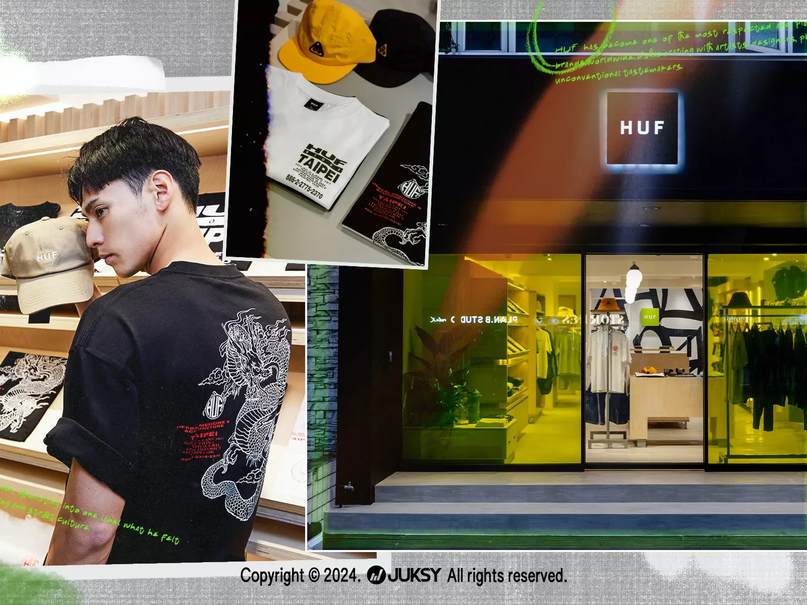 率先近賞殿堂級街頭品牌 HUF 台北東區全新門市正式開幕！