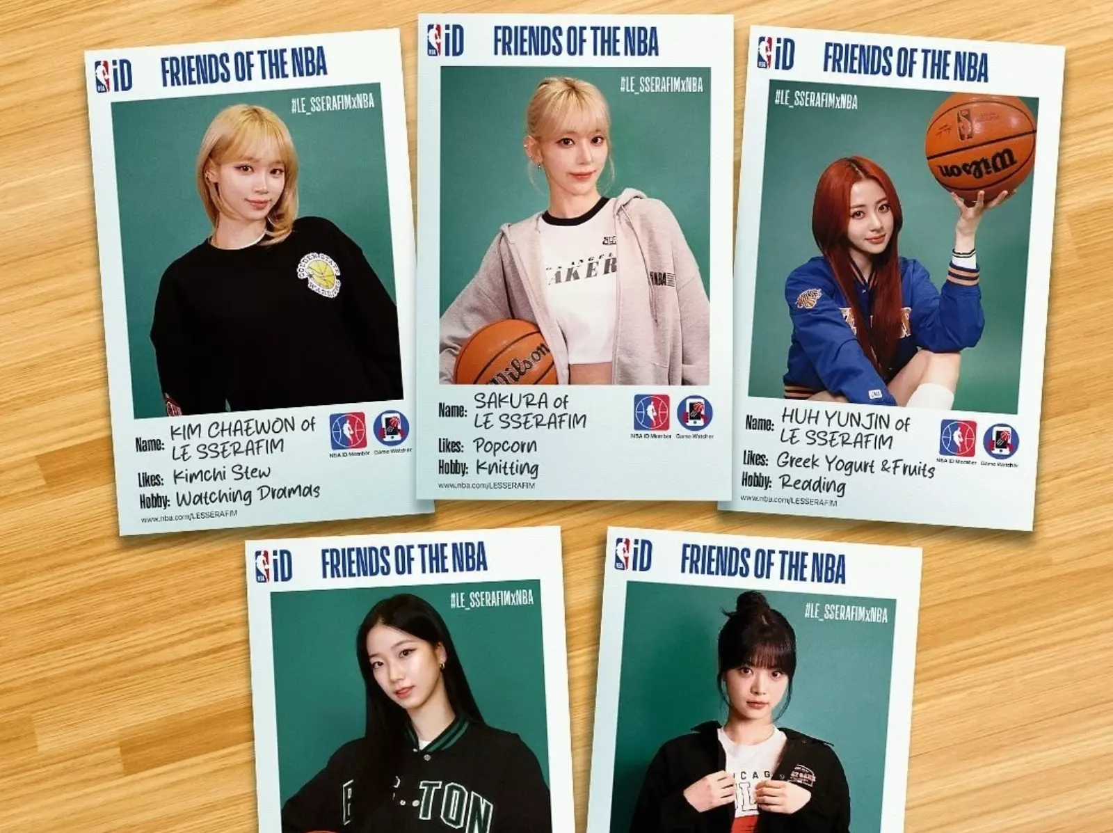 LE SSERAFIM 正式成為「NBA 之友」，史上首支與 NBA 合作的韓國女團！