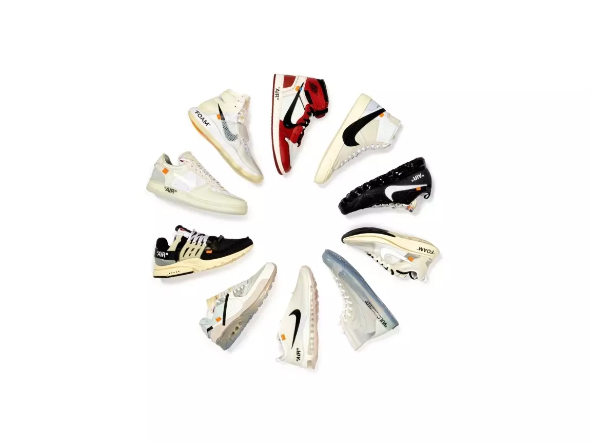 Virgil Abloh 主導的 Off-White x Nike「The Ten」聯名登陸蘇富比，全系列一次入手！