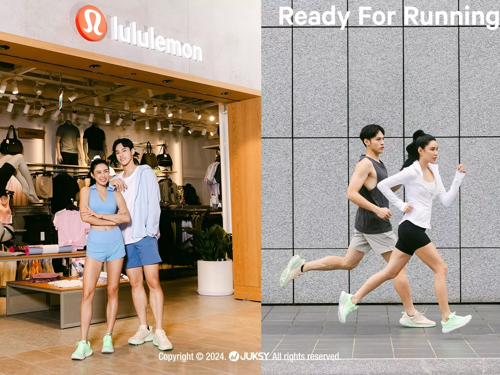 高端運動玩家都這樣穿—— 運動機能、潮流個性雙雙兼顧， 跟著 「健身筆者 Morris、運動女神 Angelina」搶先穿上 lululemon 新品，解鎖 #春夏熱汗穿搭！