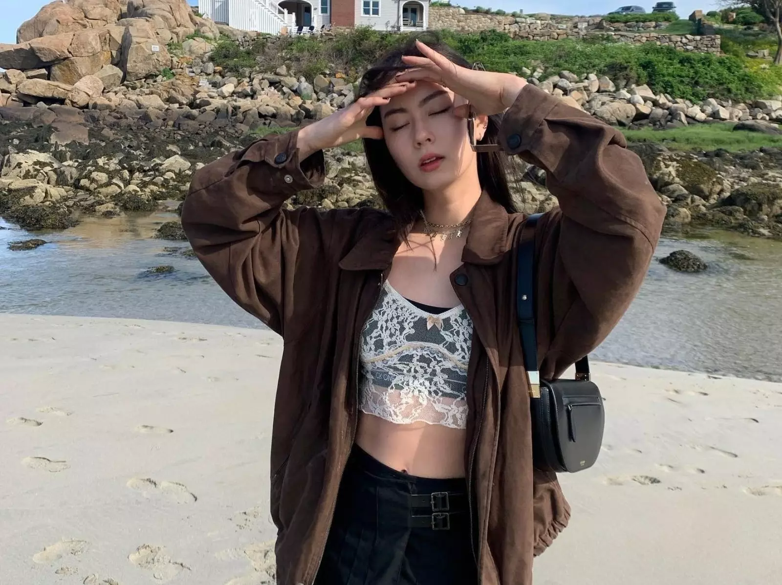 朴敘俊緋聞女友 Lauren Tsai 不只有才華，衣品也超頂！10 大暗黑系穿搭術造出女神仙氣！