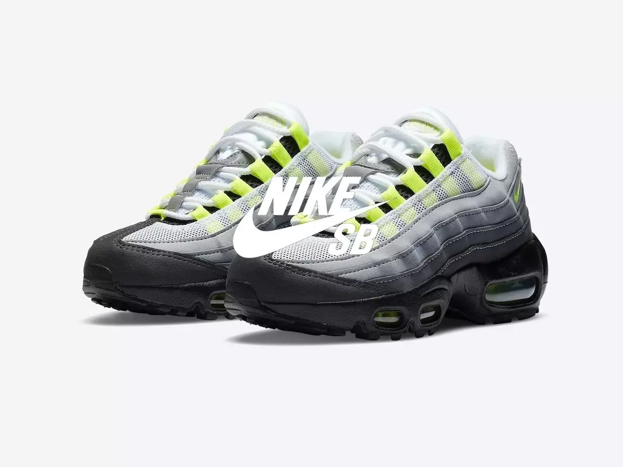 Nike SB x Nike Air Max 95 聯名鞋預計於 2025 年登場，空氣鞋王直接登頂！