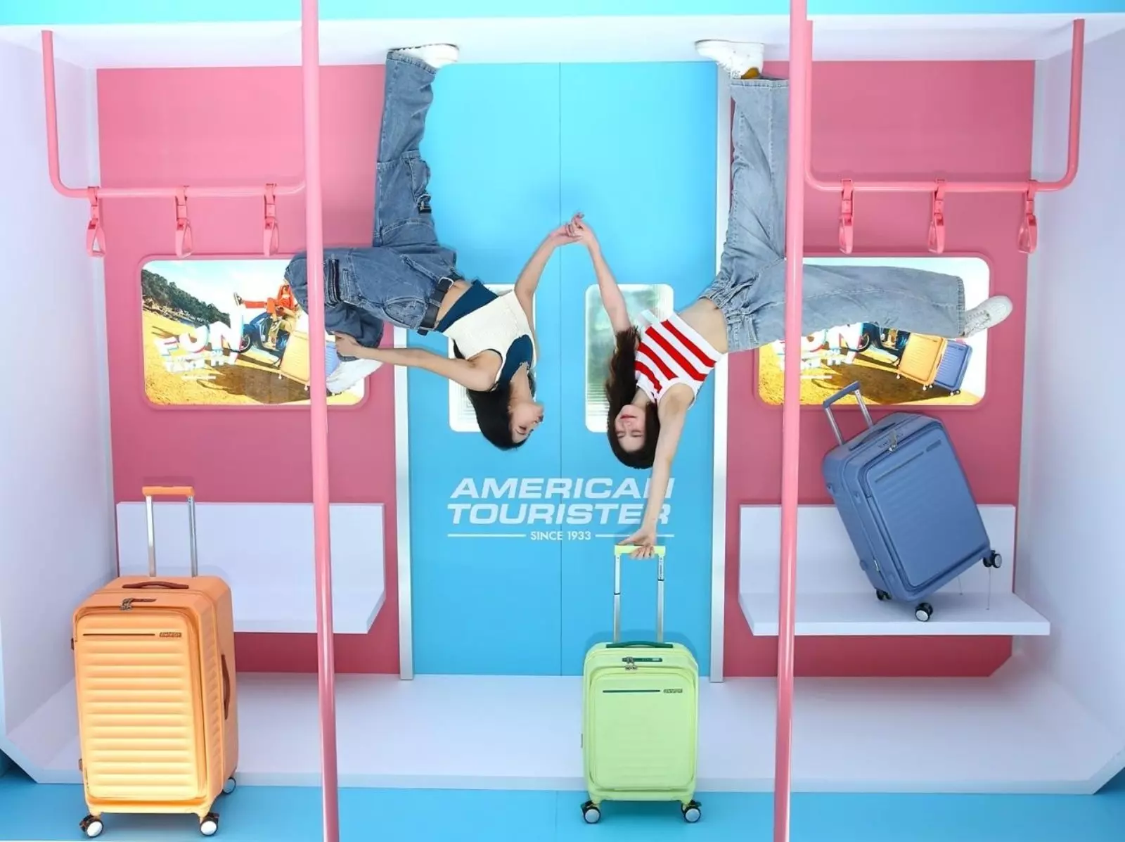 行李箱品牌「American Tourister 美國旅行者」快閃店插旗信義 A11！U:NUS 現身熱唱、新品胖胖箱上市⋯3 大亮點一次看！