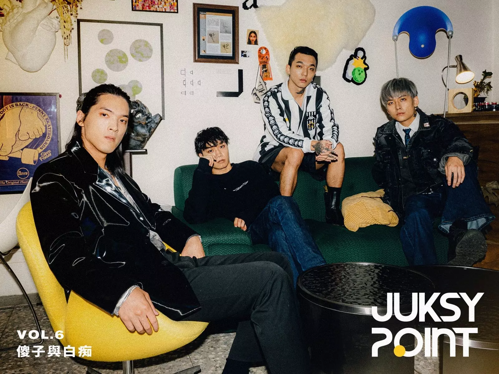JUKSY POINT／專訪 四人編制的西裝暴徒「傻子與白痴」