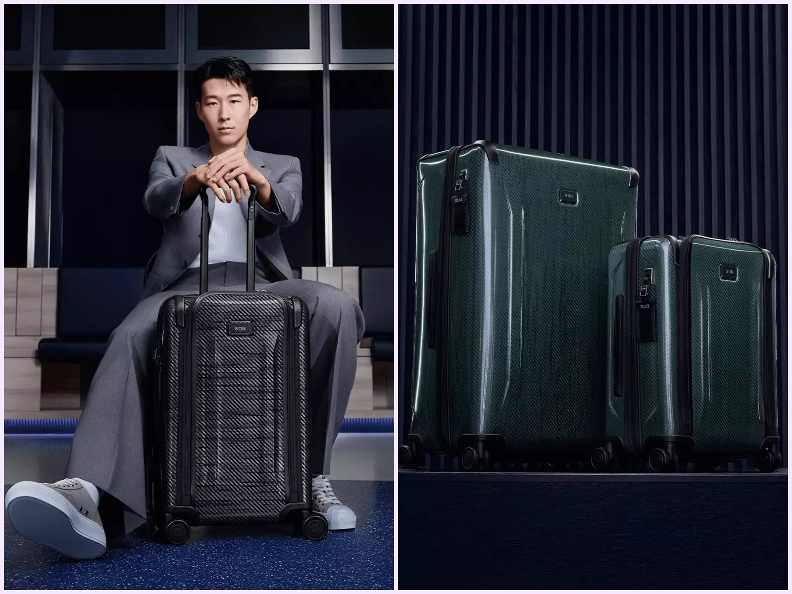 TUMI 攜手職業足球運動家孫興慜推出 2024 年秋季 TEGRA-LITE® 和 ALPHA BRAVO 形象廣告