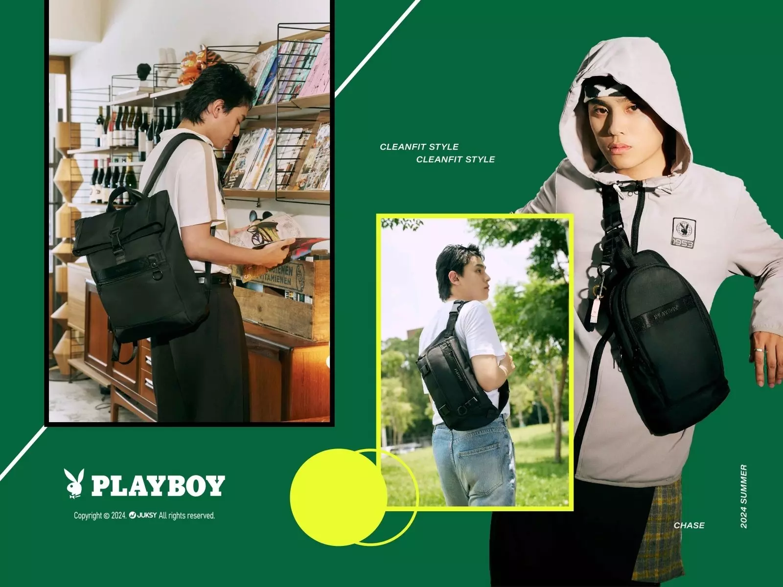找回明朗乾淨的少年感！PLAYBOY 夏日全新「Chase 系列」包款，機能面料、多工夾層，一秒拿捏簡約大方的 Cleanfit 穿搭！