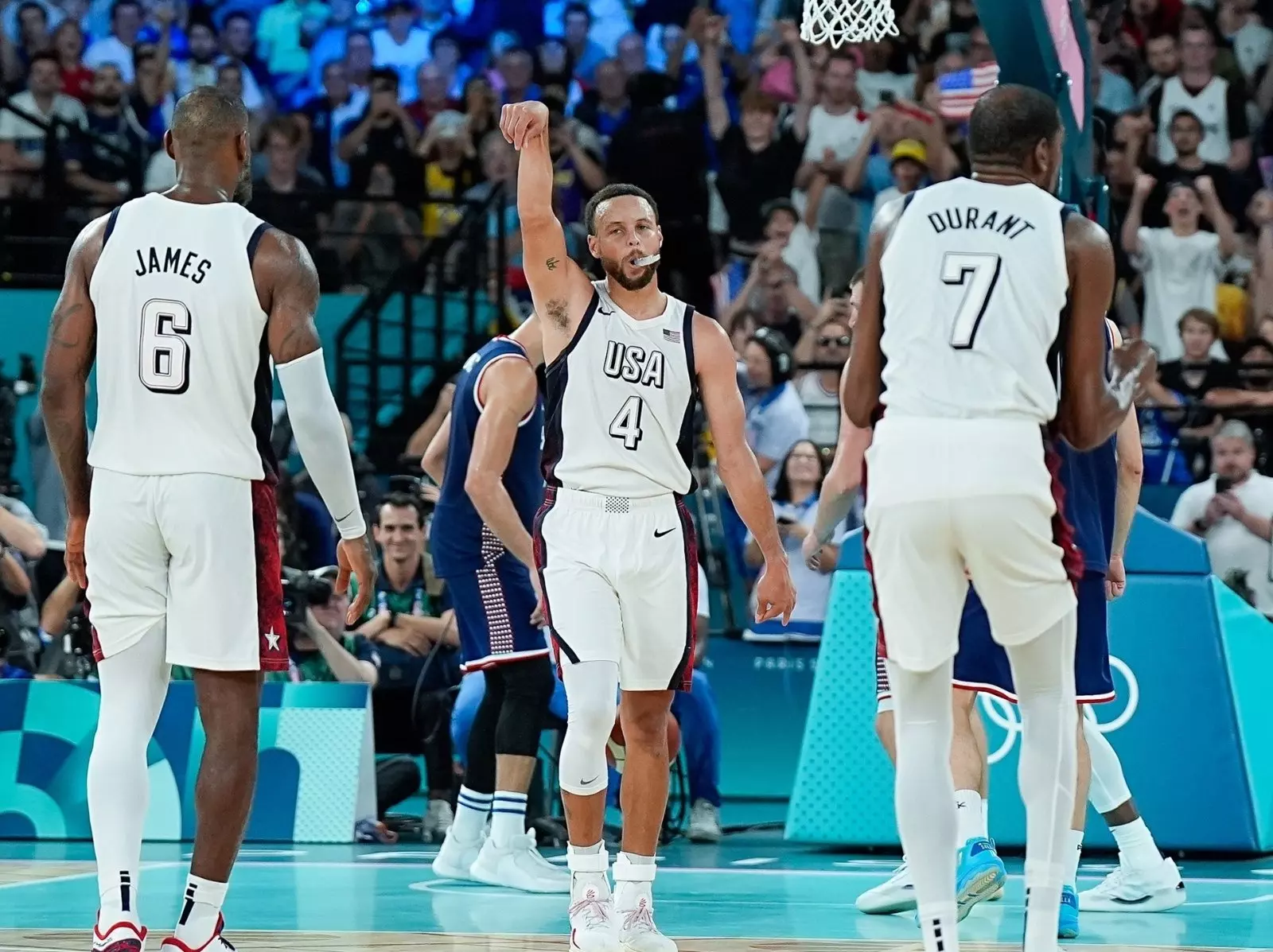 巴黎奧運／美國隊擊敗法國拿下金牌締造五連霸！Curry 不講理三分球連發太威猛！