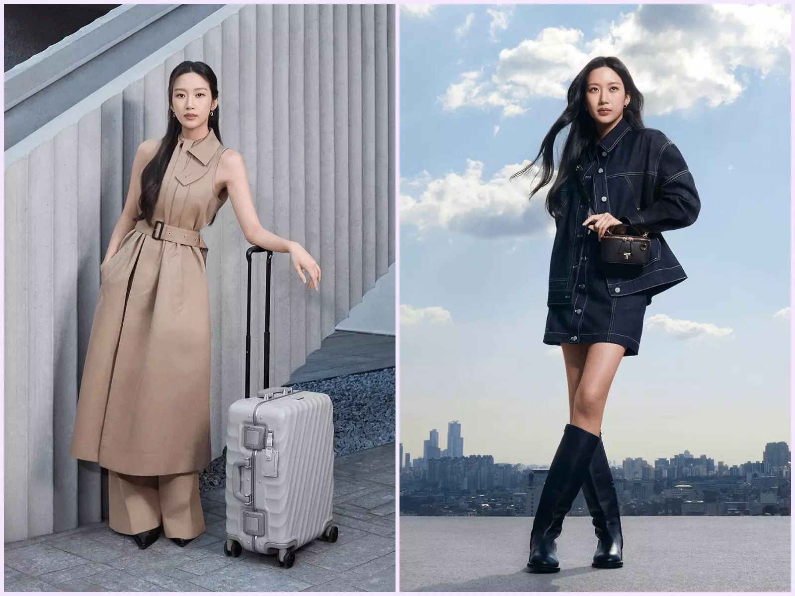 TUMI 推出2024秋季由全球品牌大使文佳煐演繹的VOYAGEUR皮革和19 DEGREE FRAME系列形象廣告