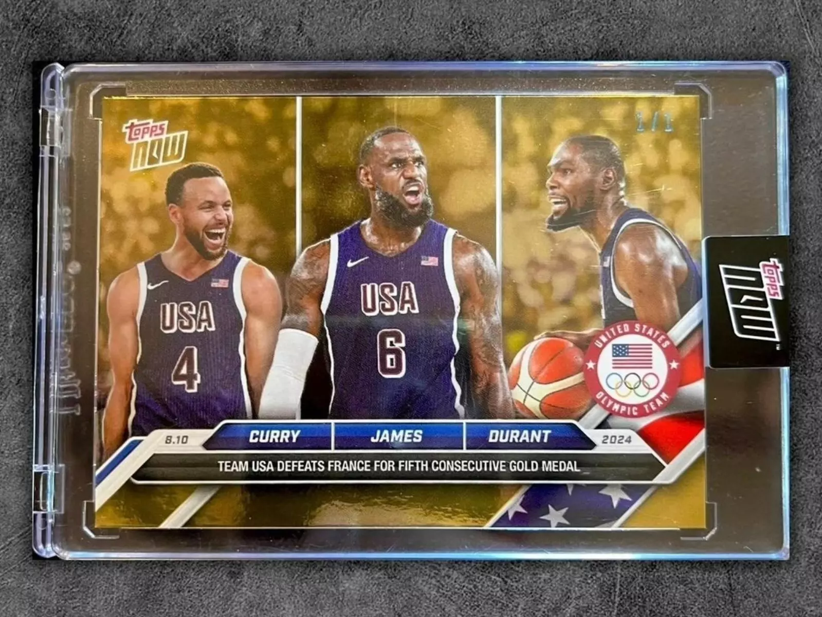 美國小男童抽中全球唯一 Topps「詹杜柯」球員黃金卡，只買 5 包就中運氣爆棚！
