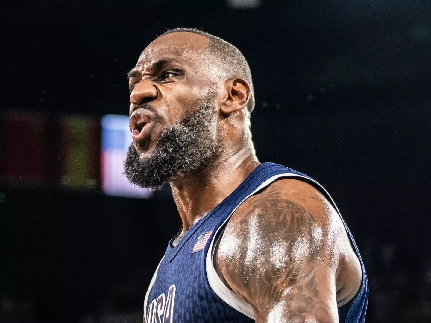 NBA／詹皇 LeBron James 秀最新「奧林匹克五環」刺青，奧運三面金牌傳說加持！
