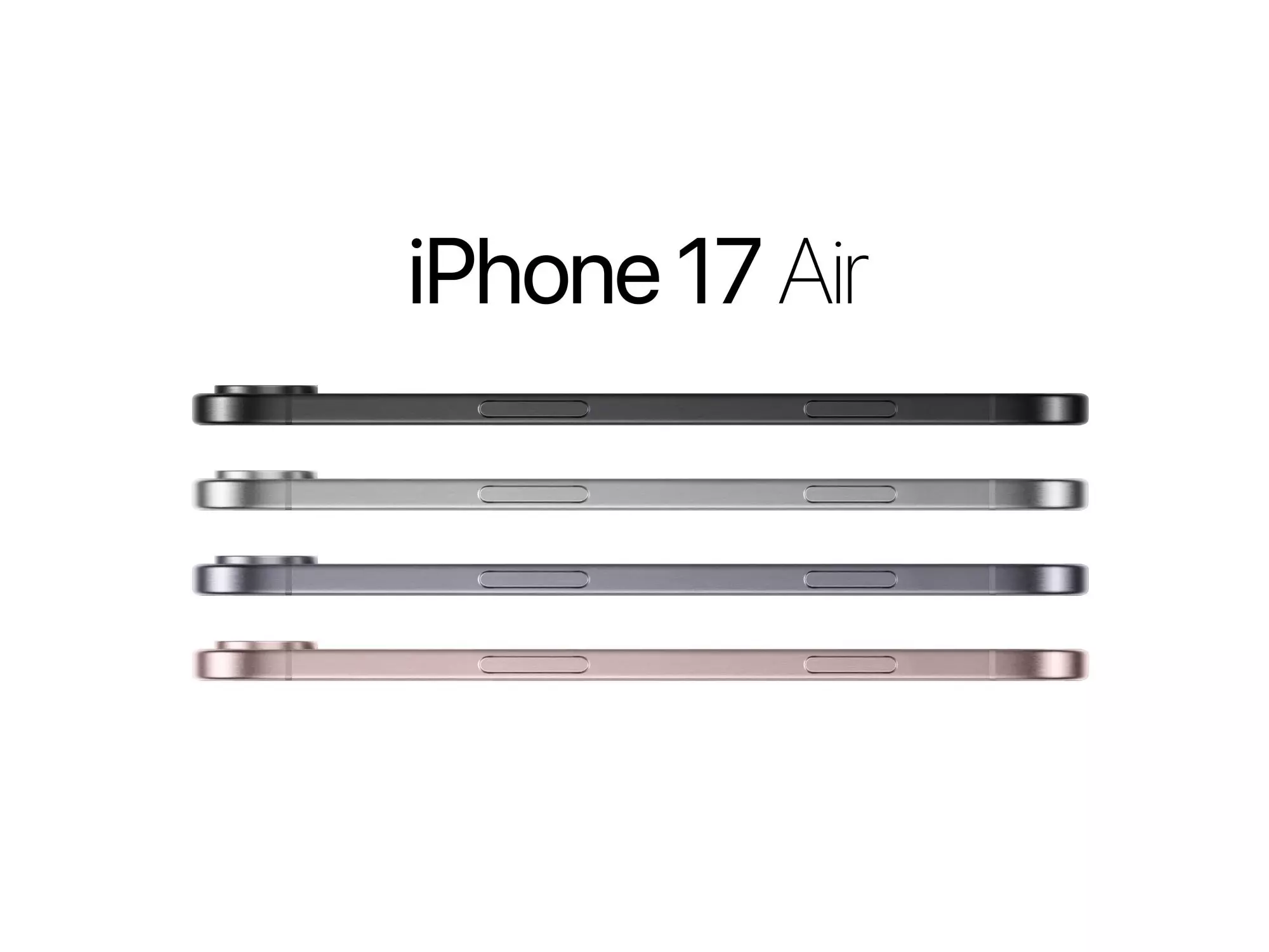 「蘋果史上最薄手機」Apple iPhone 17 Air 導入「台灣聯詠科技」，2025 年將上市！