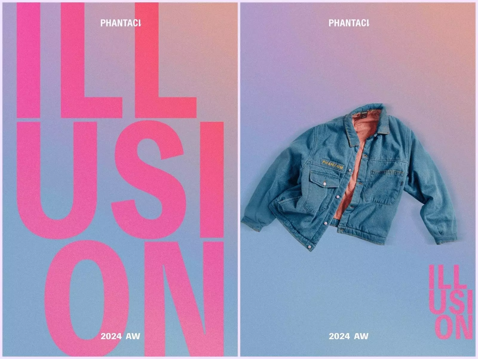 PHANTACi 2024 秋冬系列- ILLUSION，迎接創意幻覺的全新街頭探險