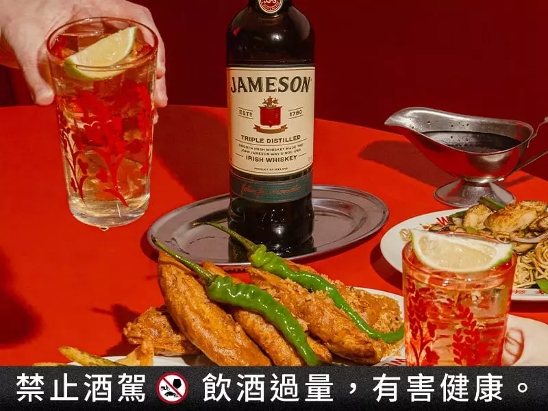 JAMESON 尊美醇愛爾蘭威士忌攜手「週末炸雞俱樂部」，一口炸雞一口酒就是 J 麼順！