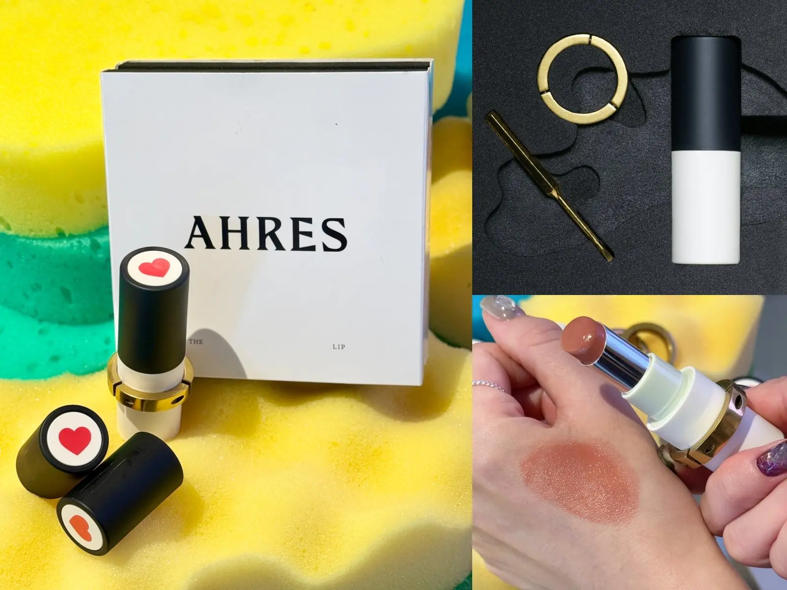 2025 彩妝新品推薦｜AHRES 新生訂製護唇膏、YSL 恆久完美裸光無瑕粉底露（持續更新）