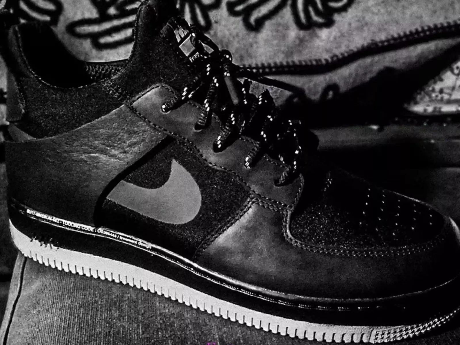 藤原浩搶先曝光 Fragment Design x Nike AF1 聯名 Sample 鞋款，解構設計太香！