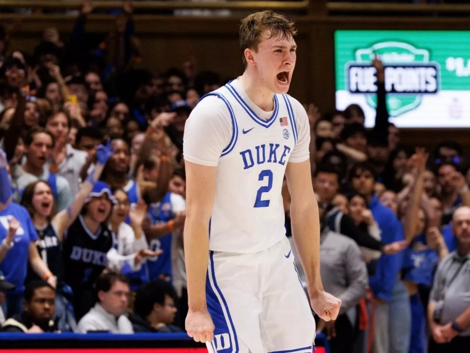 NCAA／Cooper Flagg 杜克大學主場最終戰再轟頂級數據，球迷高喊「再戰一年！」