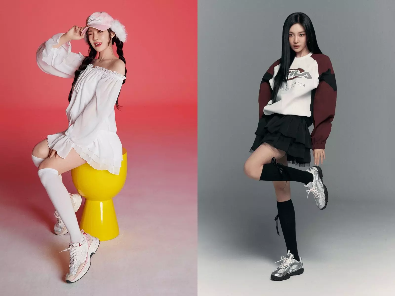 aespa NINGNING 擔任FILA 品牌大使，為春夏運動鞋款注入新時尚靈感與多元搭配可能！