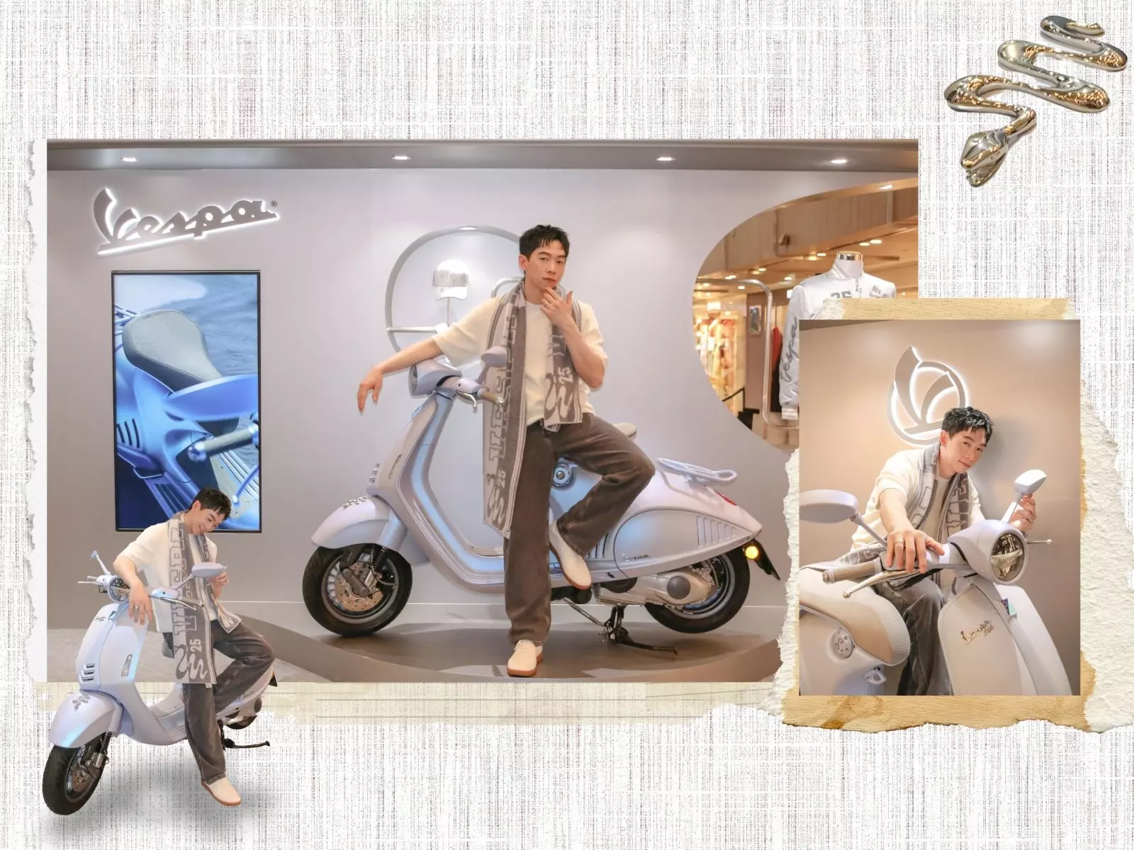 銀白幻境中的蛇影傳說！！全台限量7台的Vespa 946 Snake 快閃亮相，鑑賞義式美學的蛇年魅力！