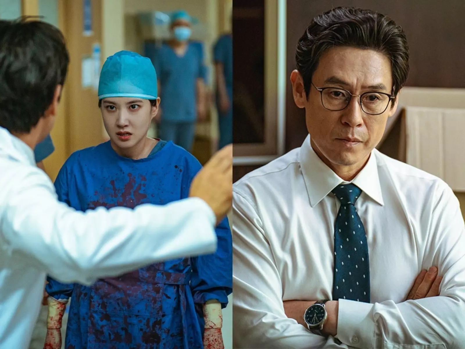朴恩斌勒脖子、吐口水！《狂醫魔徒》反派醫生來襲Disney+開播，百想大賞與大滿貫影帝薛景求演技對決殺瘋了！
