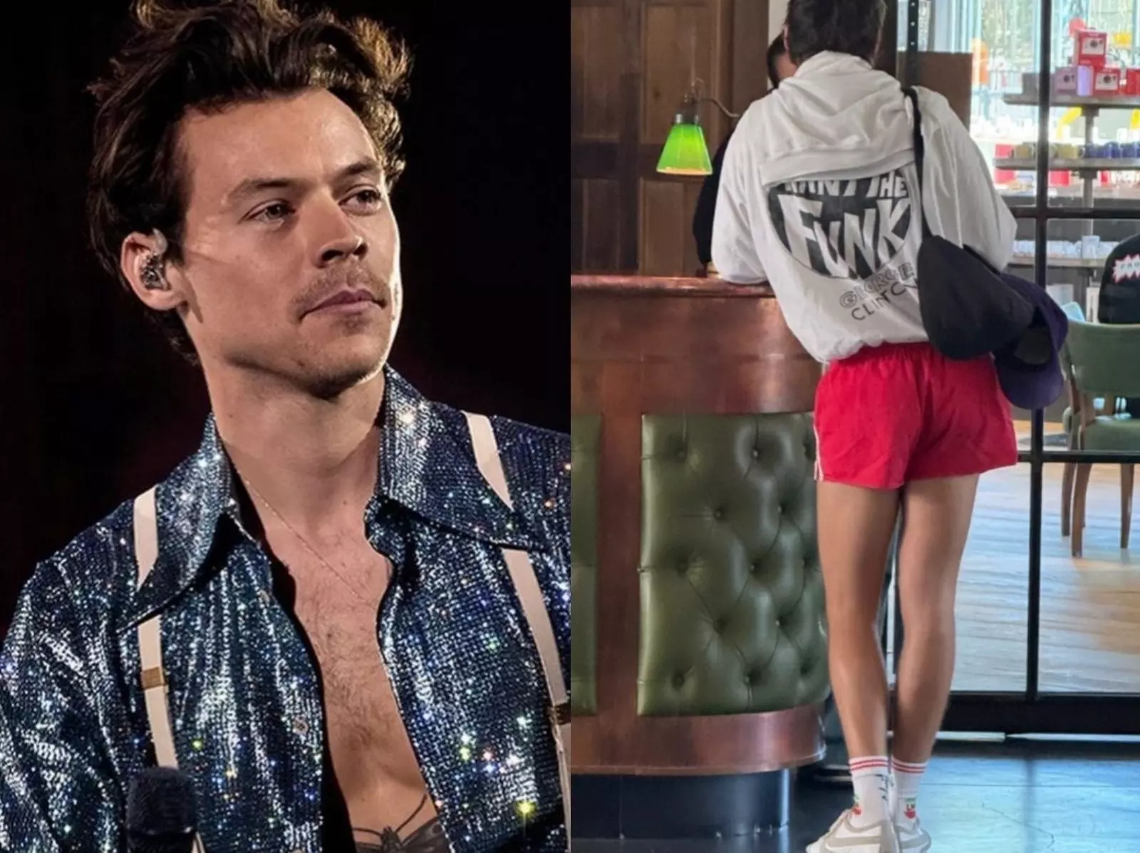 One Direction 一世代成員 Harry Styles「逆天美腿」照曝光！ 網狂讚：「怎麼保養的？」
