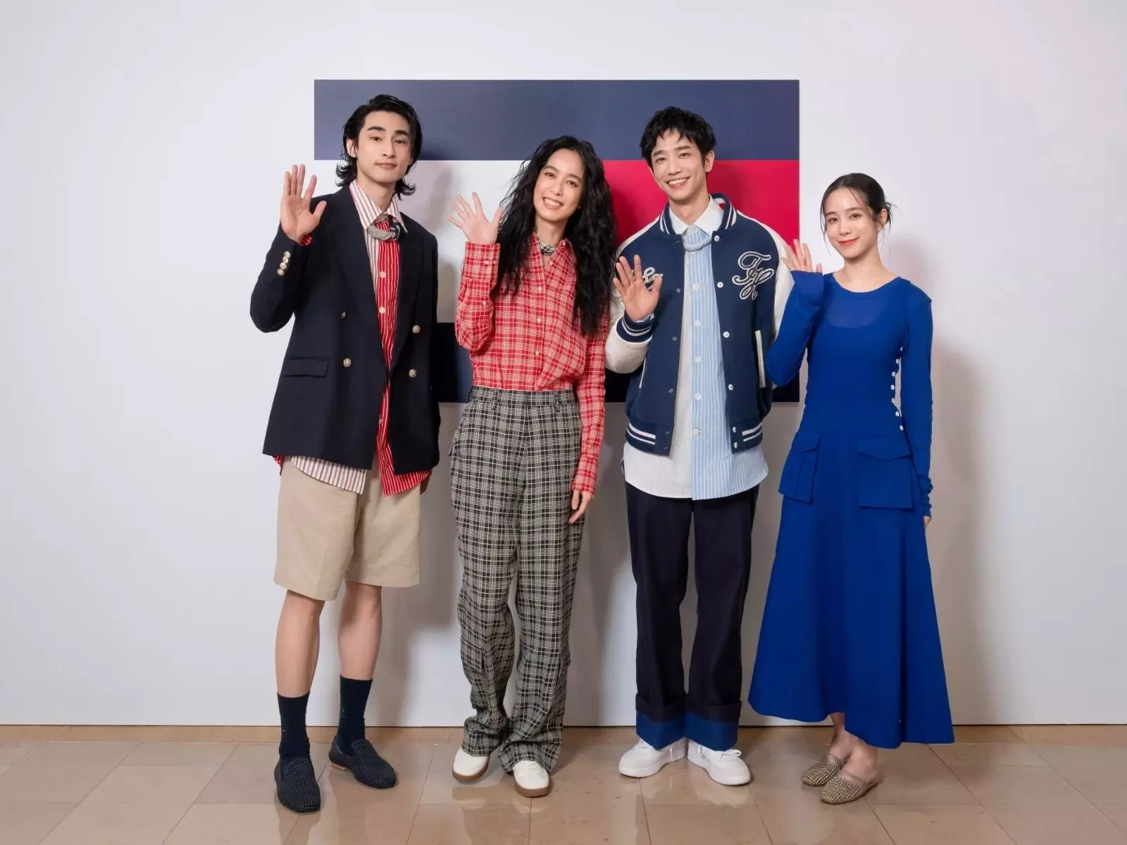 TOMMY HILFIGER 臺北 101 全新專櫃盛大開幕，攜手劉以豪、陳庭妮、章廣辰、温貞菱演繹時裝週系列，盡展 2025 航海風格魅力